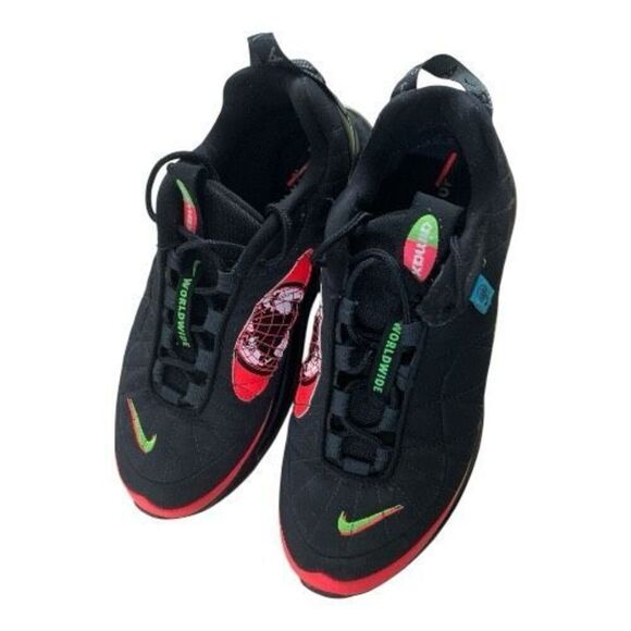 NIKE MX-720-818 "WORLDWIDE PACK" Men Trainers (CT1282 001) Black Orange Size 7 - Picture 4 of 14